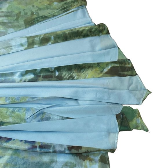 NWT Women's World Unity Light Blue & Green Tank Top - Picture 12 of 13